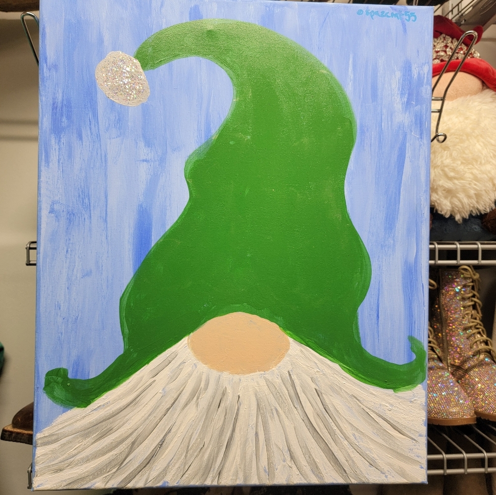 Gnome Hand Painting